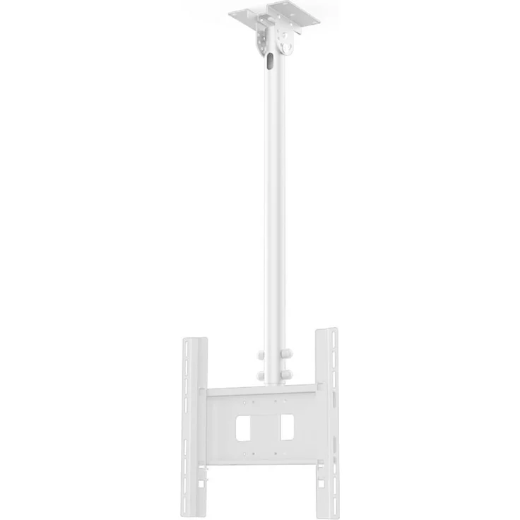 Smart-Media SMS 02-114-4 Deckenhalterung für Displays bis 50 kg, VESA bis 800×400 mm, höhenverstellbar, weiß
