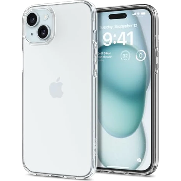 Spigen Liquid Crystal Hülle Kompatibel mit iPhone 15 -Crystal Clear – Bild 1