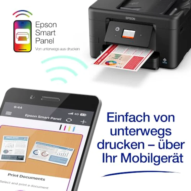 Epson WorkForce Pro WF-3920, Multifunktionsdrucker mit A4 Farb-Druck, Duplex, WLAN und 6,1 cm Touchscreen, Schwarz – Bild 5