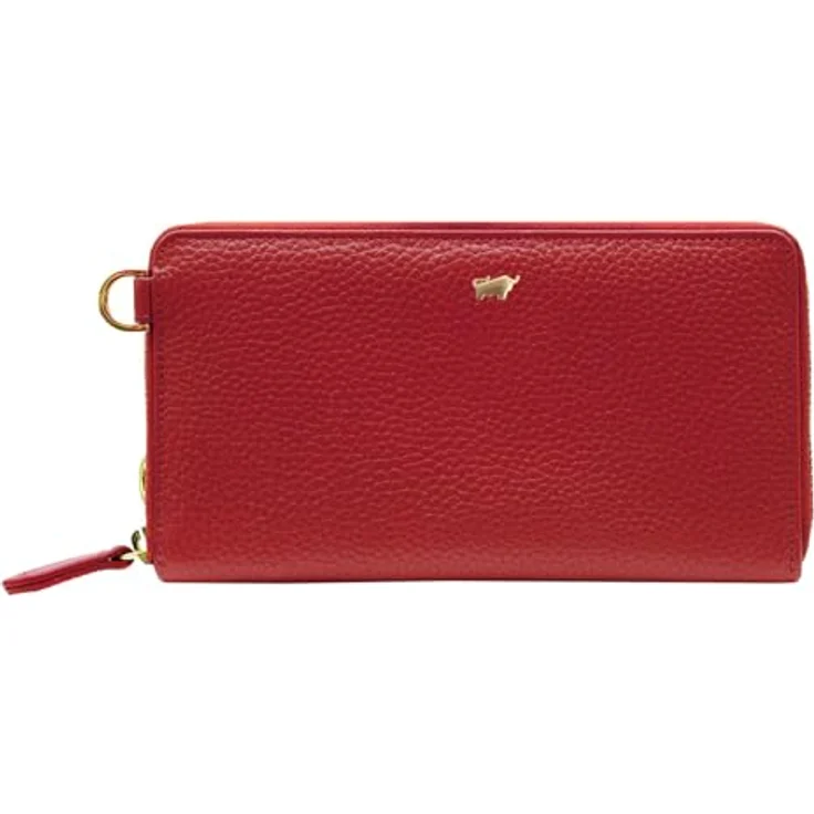 Braun Büffel Asti Handytasche aus 100% Leder, 11 cm, rot – Bild 3