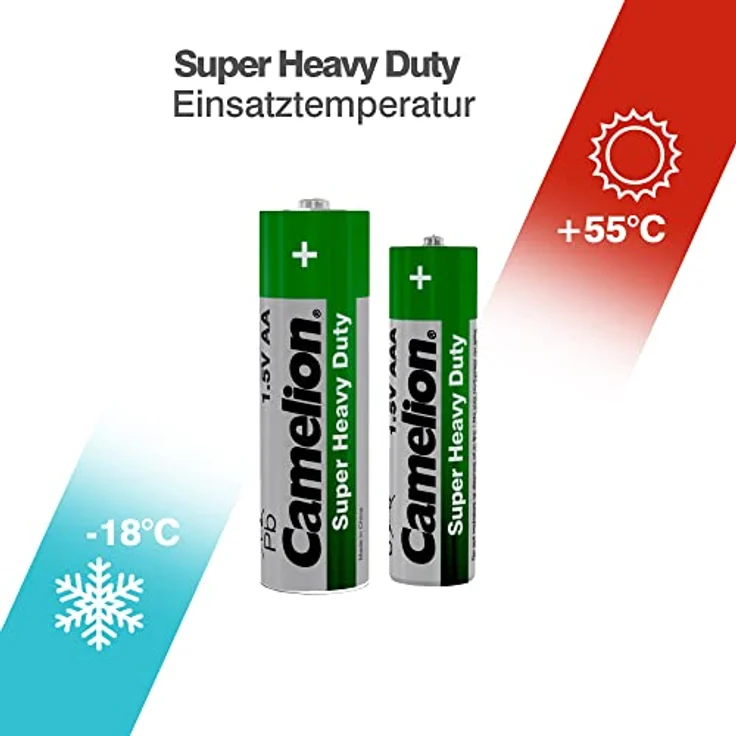Camelion 120 x AAA Super Heavy Duty Batteries 1.5V Leistungsstarke Einwegbatterien für Spielzeug, Wecker, Fernbedienungen und viele andere Geräte – Bild 4