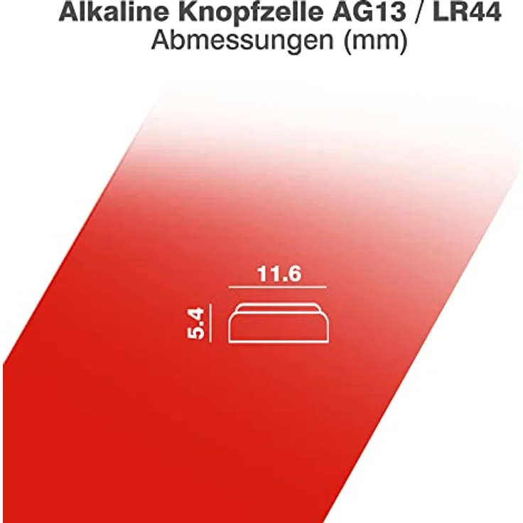 Camelion AG13-BP10 Alkaline Knopfzellen ohne Quecksilber AG13-LR44-LR1154-357, 1,5 Volt, 10er-Pack – Bild 5