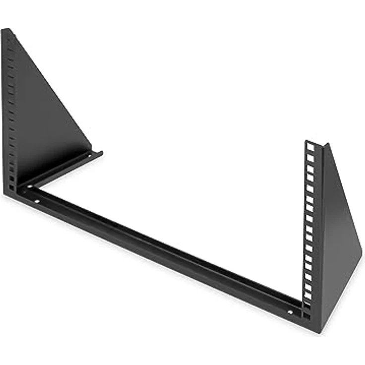 DIGITUS DN-48005 – 19-Zoll Rahmen – 6HE – Universal Wandmontage-Rahmen für 19" Equipment – Vertikal 283 x 504 x 151 mm – Schwarz – Bild 1