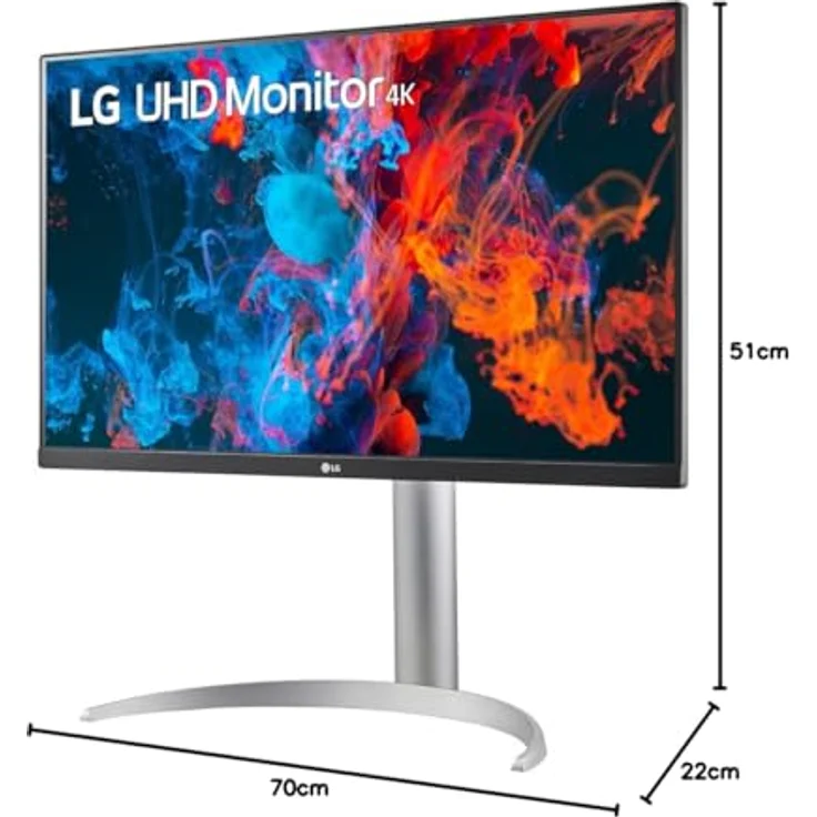 LG 27UP650K-W, 27" IPS Monitor, 3840 x 2160 4K UHD, HDR, 60Hz, 5ms, ergonomisch verstellbar – Bild 17