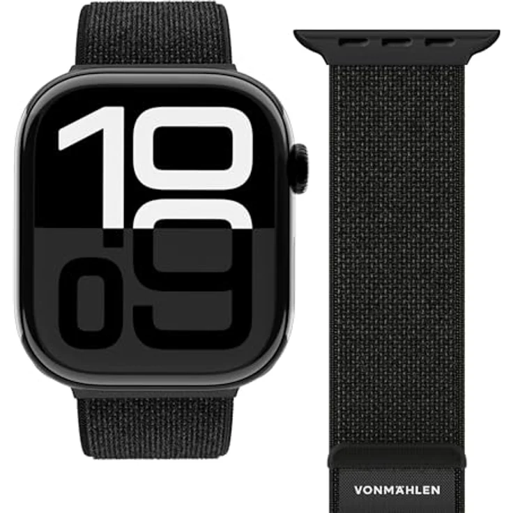 Vonmählen Fitness Loop 2 Armband für Apple Watch 44 | 45 | 46 | 49 mm, Schwarz, versandkostenfrei – Bild 2