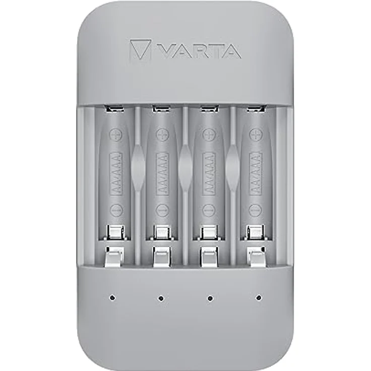 Varta Charger Pro Akku Ladegerät für AA/AAA Batterien, 75% recyceltes Gehäuse, unbestückt – Bild 3