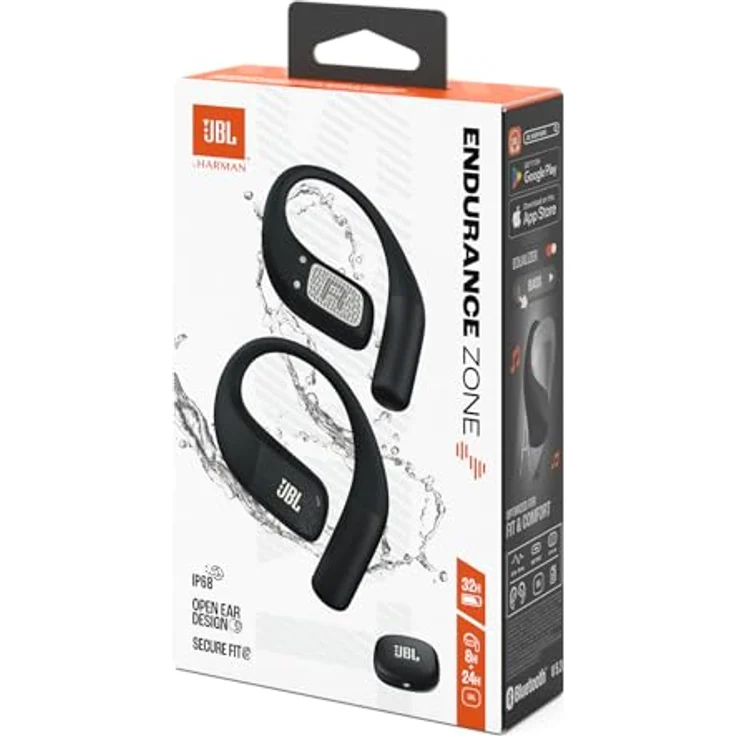 JBL Endurance Zone, True Wireless Open-Ear Sportkopfhörer mit Freisprechfunktion, A2DP Bluetooth, bis zu 32 Stunden Akkulaufzeit, wetter- und schweißresistent – Bild 8