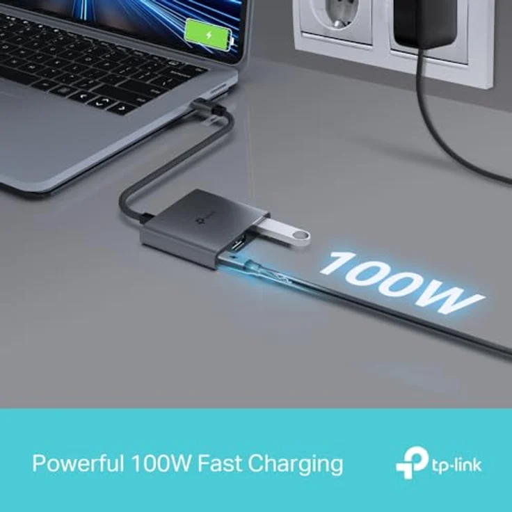 TP-Link UH3020C USB C Hub, 4K 60Hz HDMI, 100W Power Delivery, 5Gbps USB-A 3.0, Plug & Play, kompatibel mit Mac OS, Windows, Linux, iPadOS, iOS, Android, ChromeOS, Nintendo – Bild 5