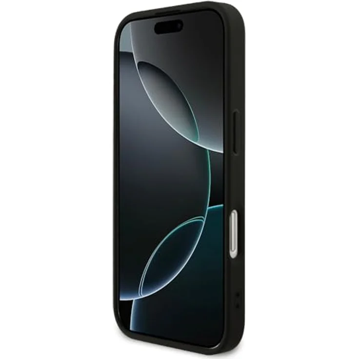 CG MOBILE Guess 4G Classic Hülle für iPhone 17, Hardcase aus TPU/PC und Kunstleder, Schwarz – Bild 5