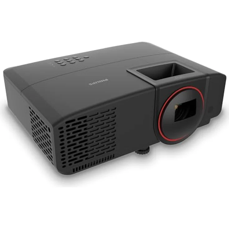 Philips GamePix 800 Smart Beamer, DLP 1920 x 1080 Pixel, Full HD, 120 Hz, Google TV, 2500 ANSI Lumen, Schwarz – Bild 1