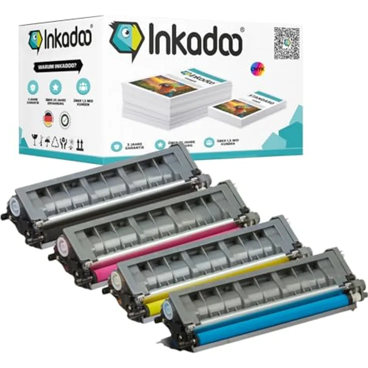 Inkadoo TN-325Y Tonerkartusche für Brother, Schwarz, kompatibel mit HL-4140, HL-4570, DCP-9270, ca. 3500 Seiten, 3 Jahre Garantie