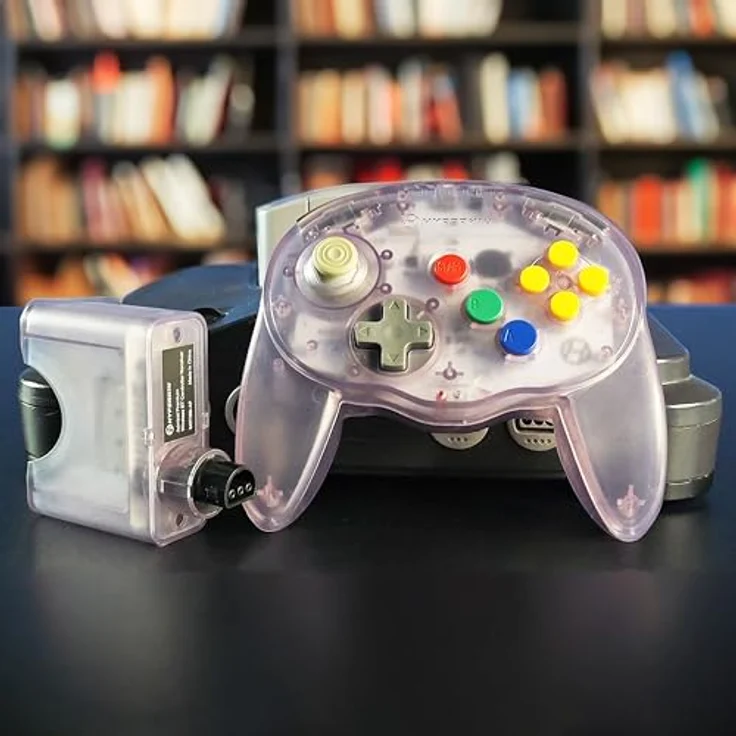 Hyperkin Admiral Premium (Purple), Wireless Controller für Nintendo 64 mit ergonomischem Design und doppelten Z-Tasten – Bild 5
