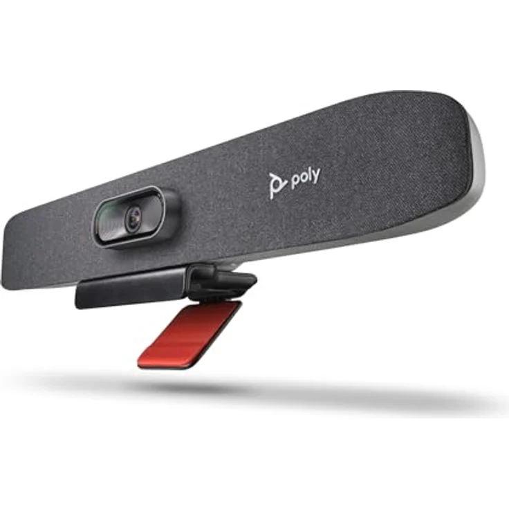 Poly Studio R30+ Videokonferenzsystem Audio Video Soundbar mit HP USB-C Dock G5, USB-Video-Bar für kleine Meetingräume, 4K-Kamera mit 120-Grad-Sichtfeld, Zoom Room und Microsoft Teams zertifiziert. – Bild 1