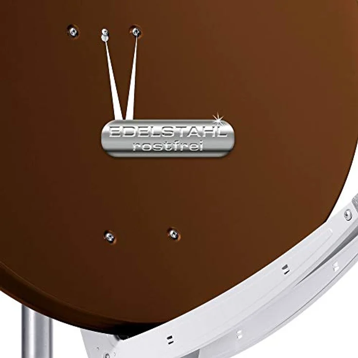 Fuba DAA 850 B Satellitenschüssel Set, Aluminium in Braun, HDTV 3D 4K, Premium X Deluxe Octo LNB für 8 Teilnehmer – Bild 3