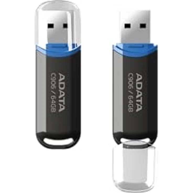 ADATA Classic Series C906, USB-Flash-Laufwerk mit 64 GB Speicher, USB 2.0, Schwarz – Bild 3