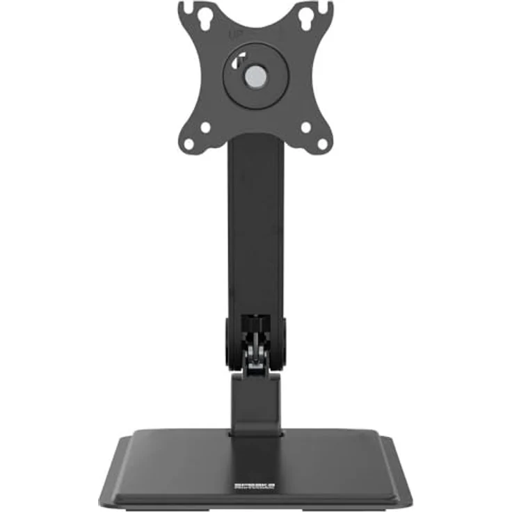 SpeaKa Professional SP-TMS-300, Höhenverstellbarer Monitor-Standfuß für 43,2cm (17") - 81,3cm (32") Monitor, Schwarz, neigbar und rotierbar, bis 8 kg Belastung – Bild 2