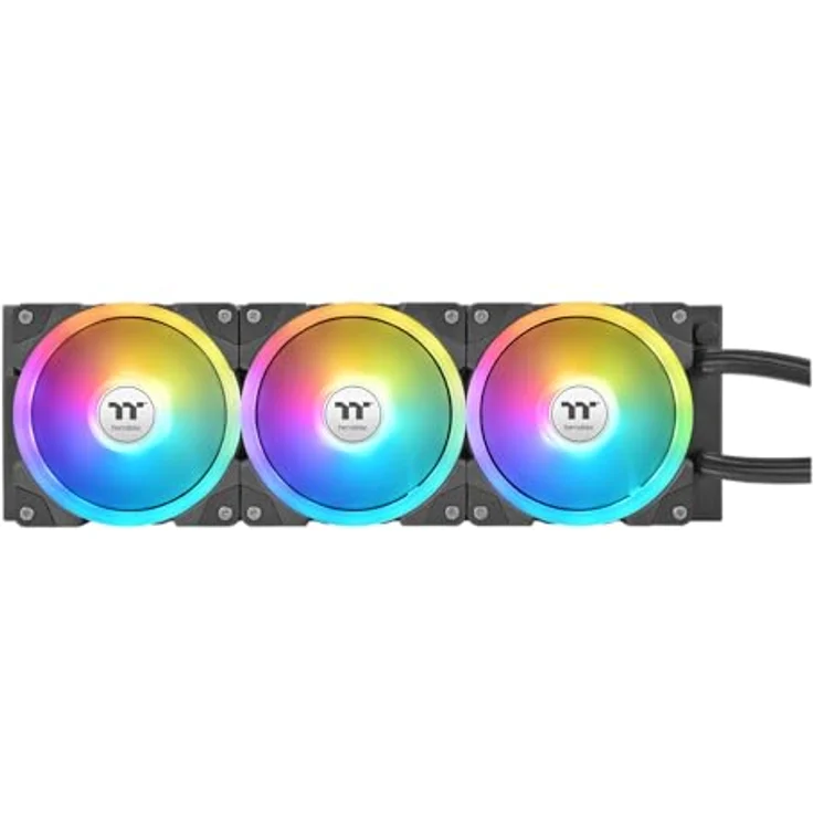 Thermaltake MAGFloe 360 Ultra, All-In-One Liquid Cooler mit 3.95" LCD-Display, SWAFAN-Technologie und schlankem Radiator, Schwarz – Bild 2