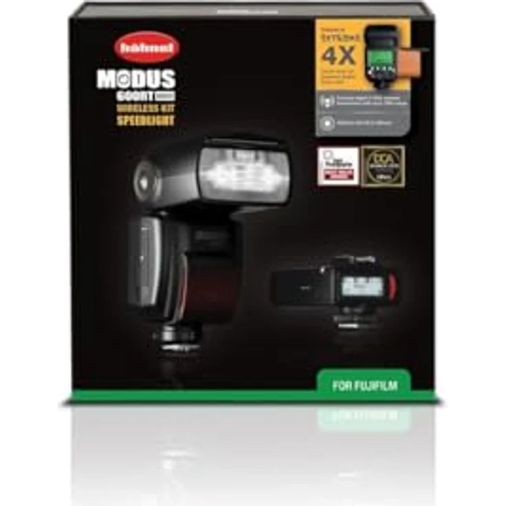 Hähnel MODUS 600RT MK II Drahtlos-Kit Fuji - TTL, Manuell & Multi-Modi - 2.4GHz Funkempfänger & -sender - Schwarz – Bild 2