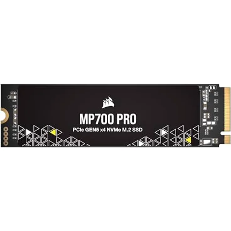 Corsair MP700 PRO 2TB M.2 PCIe Gen5 x4 NVMe 2.0 SSD - M.2 2280 - Bis zu 12.400MB/sec Sequentielles Lesen - High-Density TLC NAND - Schwarz