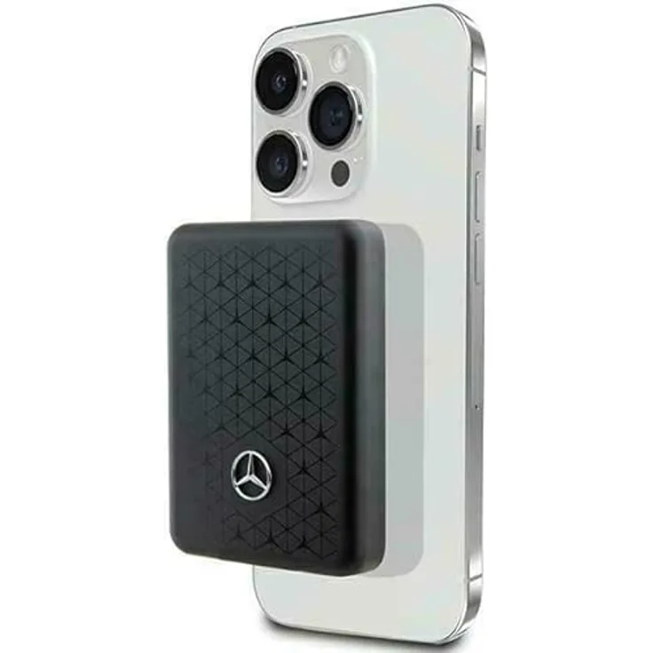 Mercedes Stars Pattern MagSafe Power Bank 3000mAh 5W MagSafe (black)