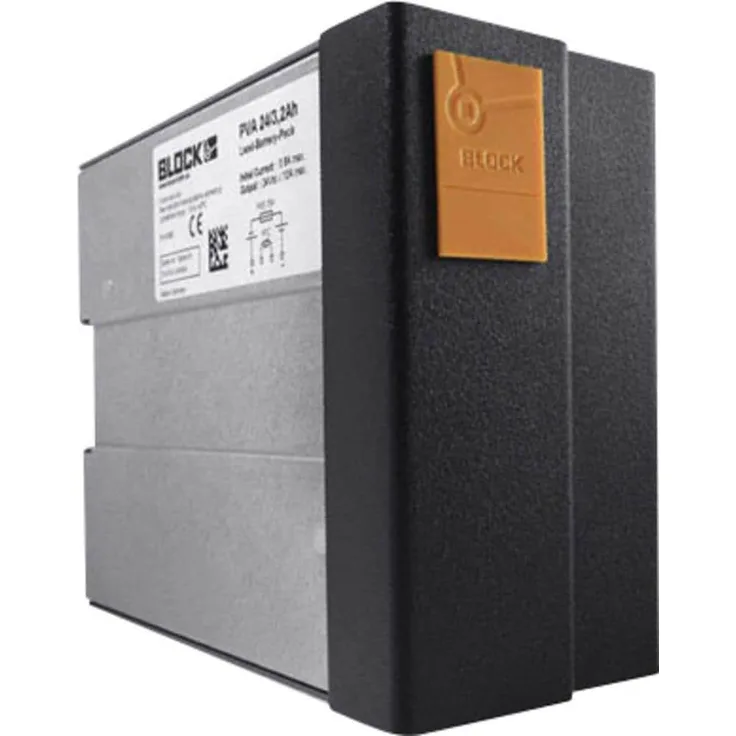 Block Industrielle USV-Anlage PVA 24, USV - Batteriemodul für sichere 24-Vdc-Versorgung bei Netzausfall