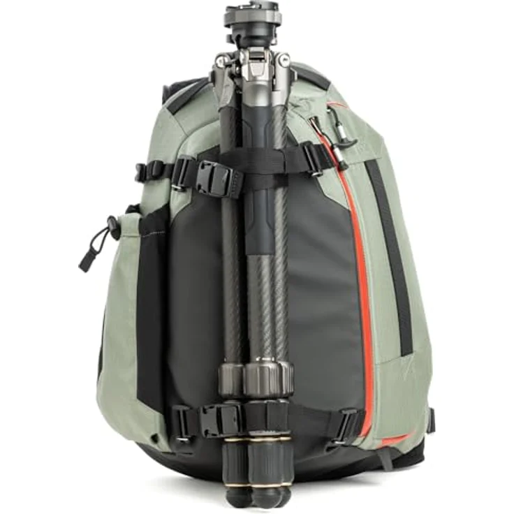 MindShift Think Tank PhotoCross V2 14L Umhängetasche für Fotokameras, Desert Sage, robustes Cordura, seitlicher Zugang, wetterfeste YKK-AquaGuard-Reißverschlüsse – Bild 4
