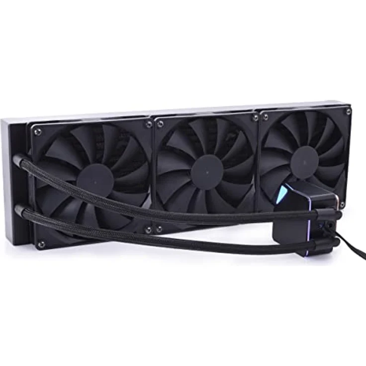 Alphacool 13054 Core Ocean T38 420mm AIO CPU Wasserkühler, kompatibel mit Intel & AMD PWM-gesteuerte Pumpe, 200-1700 RPM – Bild 1