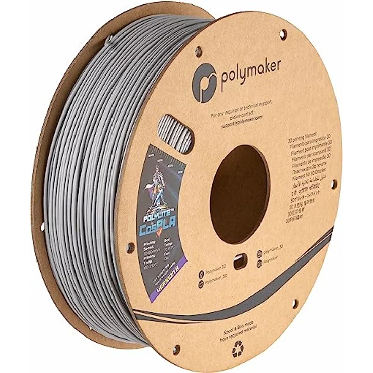 Polymaker PolyLite™ CosPLA Version B - 1.75mm 3D-Druckmaterial, 1kg, robuster PLA für Cosplay-Waffen und Rüstungen