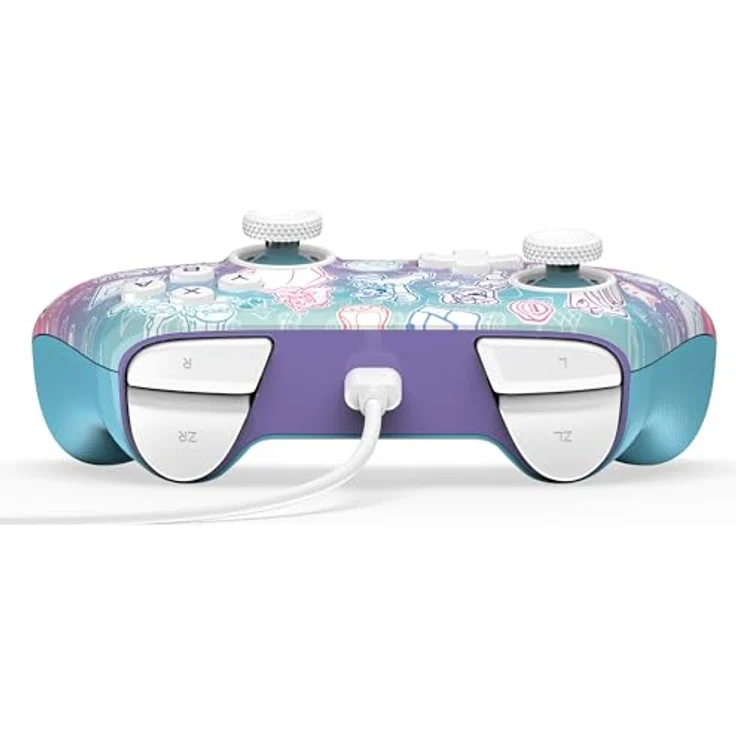 PowerA NSW2 Controller Advantage, kabelgebundener Gaming Controller im Mushroom Kingdom Design, Mehrfarbig, 3 m USB-Kabel, 2 programmierbare Tasten, 3,5-mm-Stereo-Klinke – Bild 9