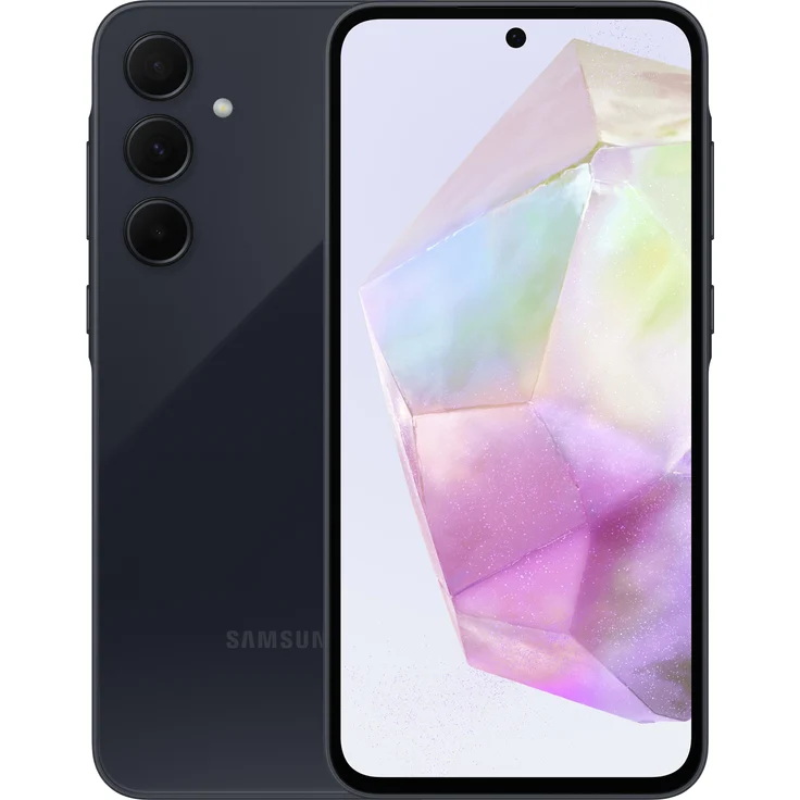 Samsung Galaxy A35 (128 GB, Awesome Navy, 6.60", SIM + eSIM, 50 Mpx, 5G), Smartphone, Schwarz – Bild 1