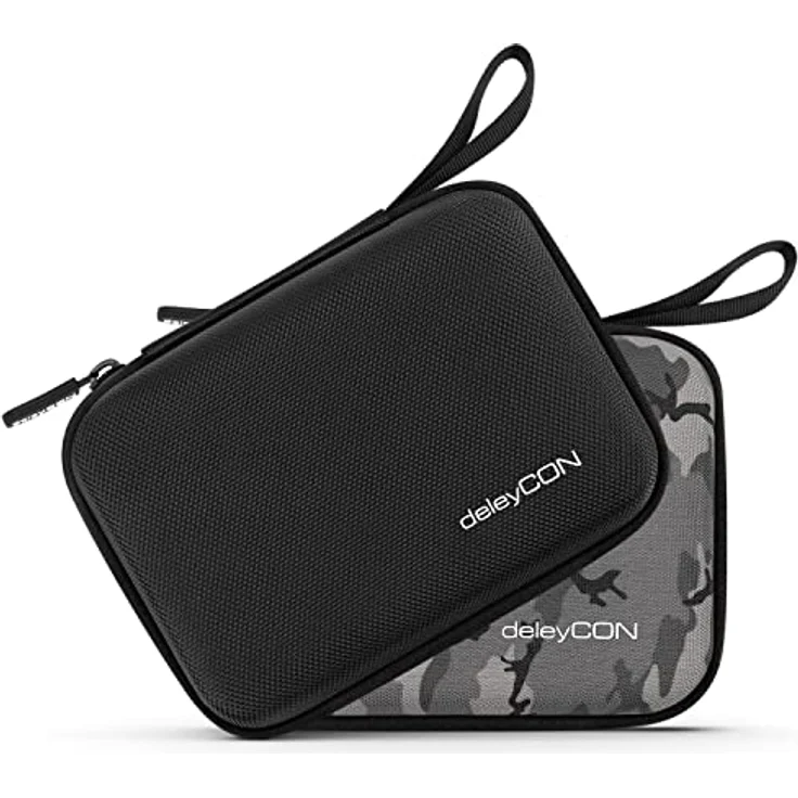 deleyCON Hardcase Tasche für GoPro Actionkamera & Zubehör, robust mit Staub-, Aufprallschutz und Spritzwasserschutz, Schwarz, Größe M – Bild 5