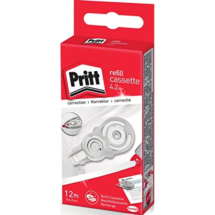 Pritt Korrekturroller-Refill PRX4H Flex Nachfüller, für Korrekturroller PRR4H, 4,2mm x 12m