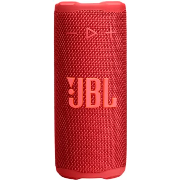 JBL Grip, Kompakter Bluetooth Lautsprecher mit JBL Pro Sound und AI Sound Boost, IP68 wasser- und staubdicht, Umgebungslicht, bis zu 14 h Wiedergabe, Auracast Multi-Speaker, JBL Portable App, Rot – Bild 1