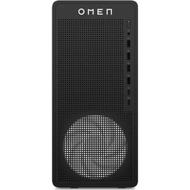 HP OMEN by HP 16L TG03-0154ng, Gaming Desktop-PC mit AMD Ryzen 5 8400F, 16 GB DDR5 RAM, 1 TB SSD, AMD Radeon RX 9060 XT, schwarz – Bild 1