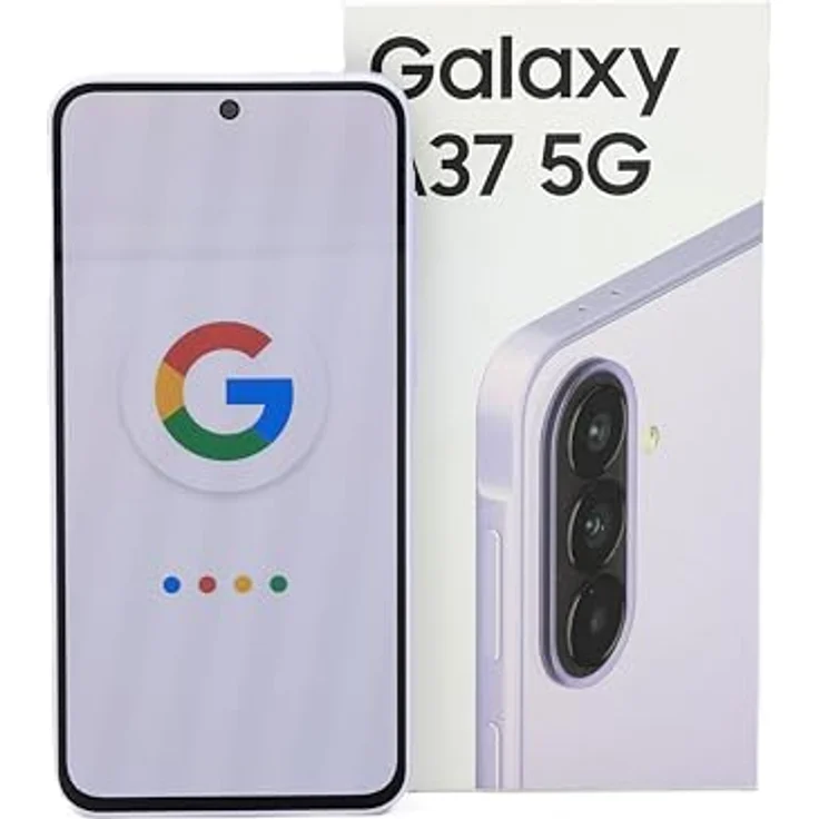 Samsung Galaxy A37 5G Smartphone, 6.7 Zoll, 128 GB, 50 MP Dreifach Kamera, Dual SIM, Awesome Lavender – Bild 1