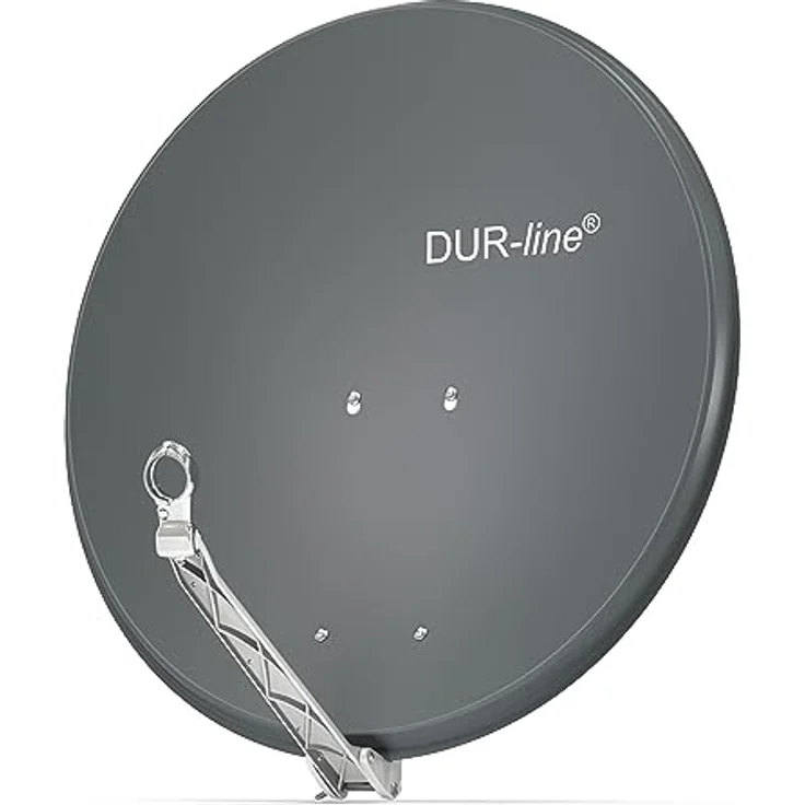 DUR-line Select 75/80cm Anthrazit Satelliten-Schüssel - 3 x Test + Sehr gut + Aluminium Sat-Spiegel – Bild 2