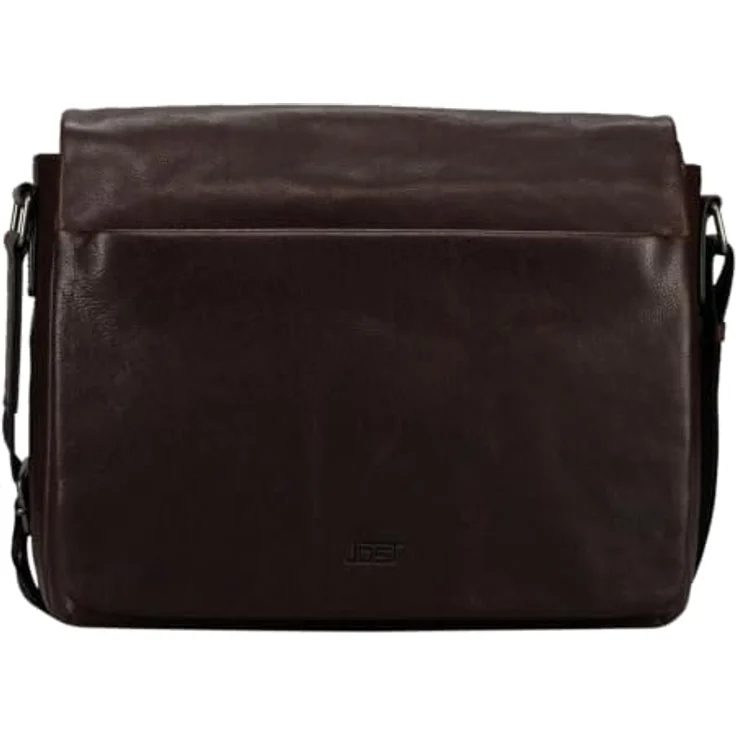 Jost Glasgow Aktentasche Leder mit RFID Schutz, 34 cm Laptopfach, braun – Bild 1
