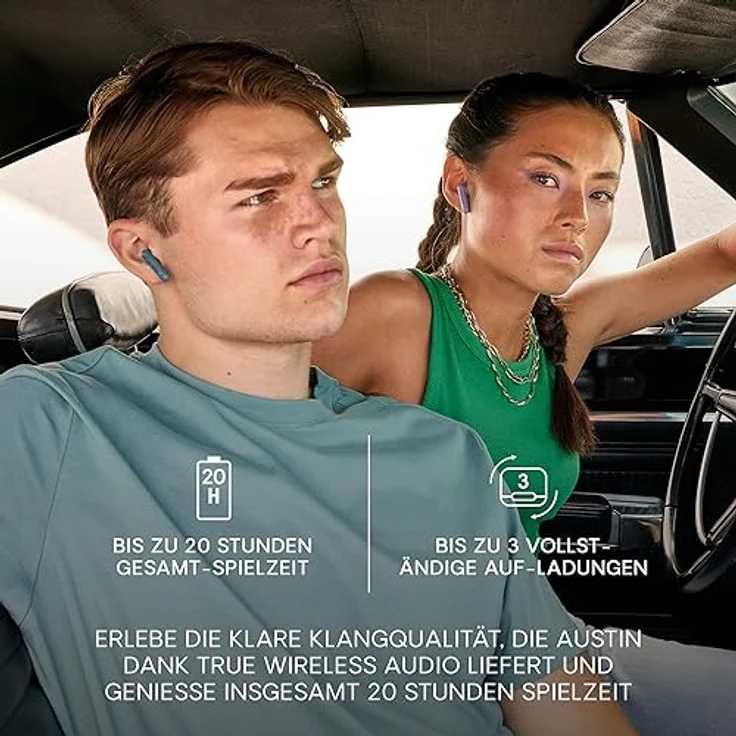 Urbanista Austin True Wireless Stereo (TWS) Kopfhörer im Ohr Anrufe/Musik Bluetooth Grau – Bild 3