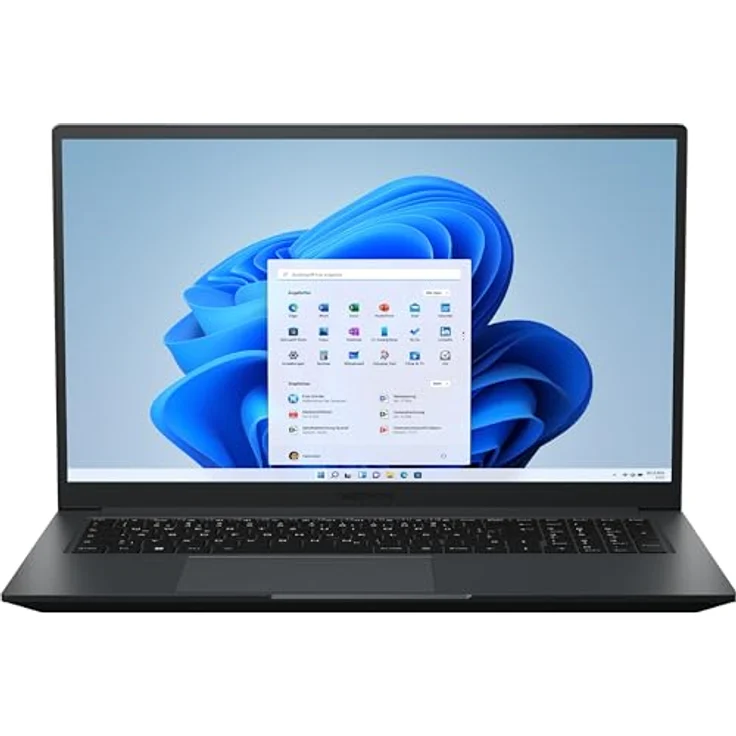 MEDION P17615 43,9 cm (17,3 Zoll 100% sRGB) Full HD Laptop (Intel Core i5-12500H, 512GB SSD, 8GB DDR4 RAM, GeForce MX550, Webcam, Win 11 Home) - Leistungsstarkes Notebook mit Intel Core i5-12500H, 512GB SSD, GeForce MX550 (schwarz) – Bild 1