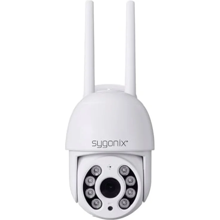 Sygonix SY-6440260 Funk-Zusatzkamera 2304 x 1296 Pixel 2.4 GHz, witterungsgeschützt, schwenkbar, neigbar, zoombar, IP65 – Bild 2