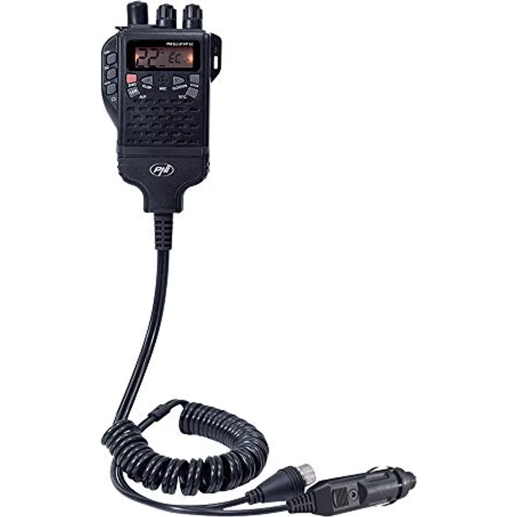 PNI Escort HP 62, CB-Funkgerät mit 4 W, AM/FM, 5-stufigem ASQ, 9-stufiger RF Verstärkung, Dual Watch und Scan-Funktion