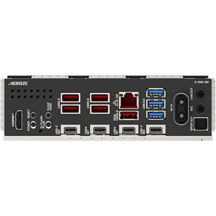 Gigabyte X870E AORUS PRO X3D Mainboard - Unterstützung für AMD Ryzen 9000 CPUs, 18+2+2 Phasen VRM, bis zu 9000MHz DDR5, 2xPCIe 5.0, Wi-Fi 7, 5GbE LAN, schwarz – Bild 6