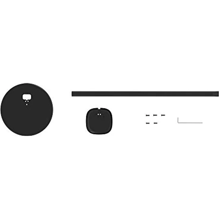 conecto CC50595 Premium Standfuß für SONOS ONE + SONOS PLAY:1 mit Kabelmanagement, Höhe: 71,6cm, Traglast: max. 3,0kg, schwarz – Bild 6