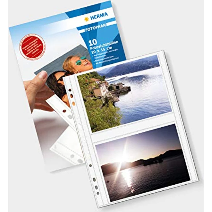 HERMA Fotophan Fotoalbum, 20x30 cm, 10 Blatt, transparent – Bild 11