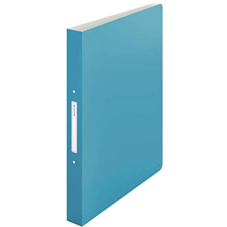 LEITZ Präsentationsordner Cosy, blau, mit selbstklebendem Rückenschild, Duo-Optik, A4 Format – Bild 2