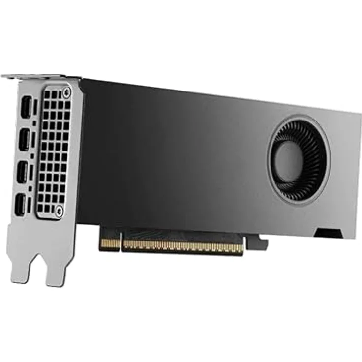 PNY nVidia RTX Pro 4000 Blackwell SFF, Grafikkarte mit 24GB GDDR7, PCI-Express, schwarz
