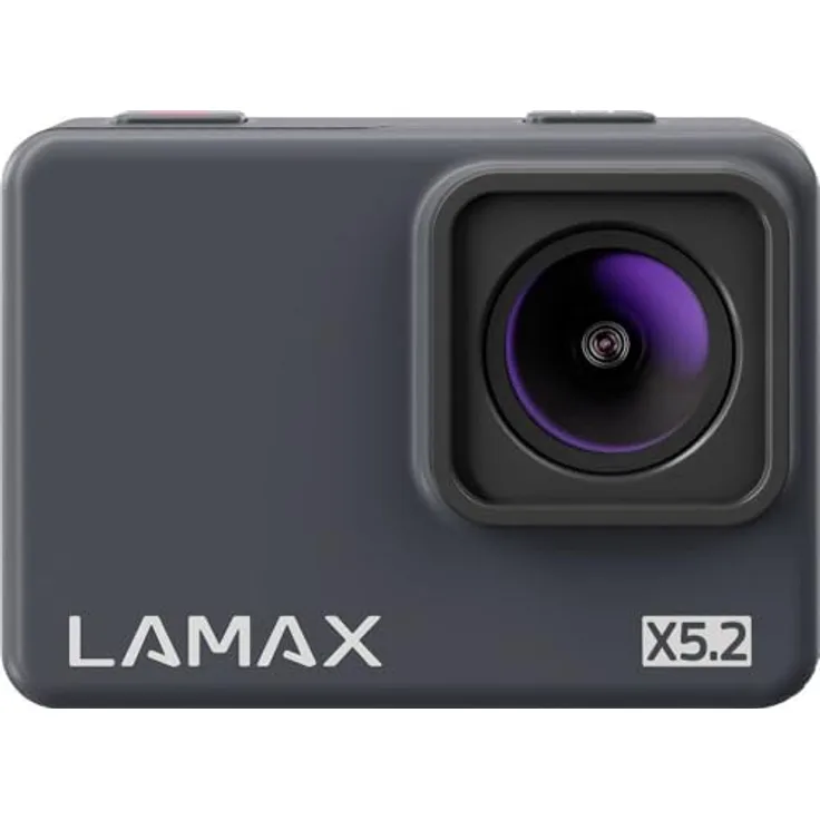 Lamax X5.2 Actionkamera mit echtem 4K bei 30 FPS, flüssigem Full HD bei 60 FPS, MAX-sanfter elektronischer Stabilisierung und Zeitlupe, wasserdicht bis 40 m, USB-C-Aufladung, 2" LCD, WiFi