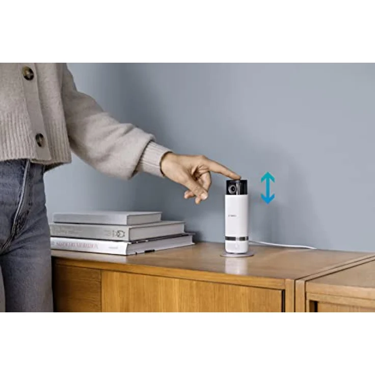 Bosch Smart Home Eyes Innenkamera II, WLAN Überwachungskamera mit intelligenter Personenerkennung, akustischer Alarmsirene und Privatsphäre-Modus, kompatibel mit Amazon Alexa – Bild 2