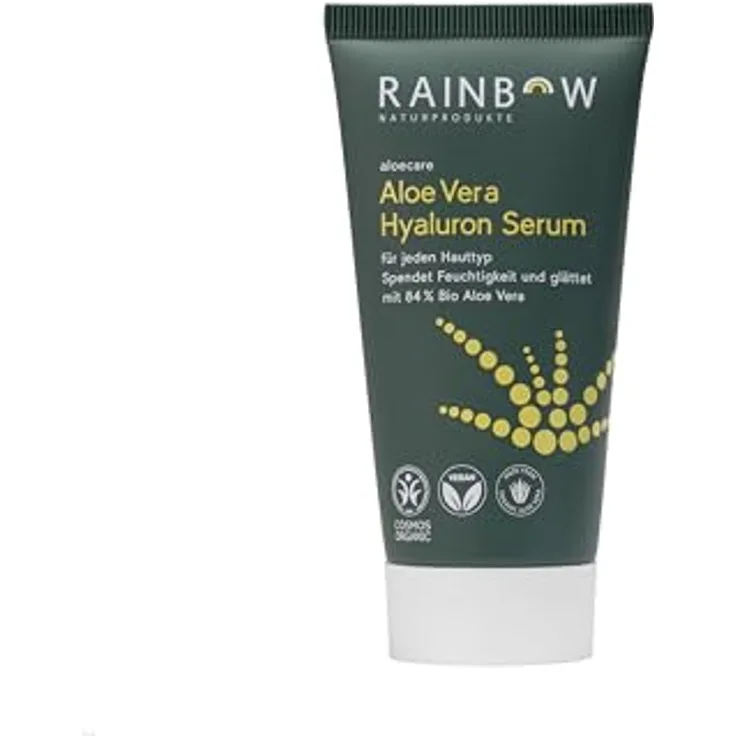 Alocare Aloe Vera Hyaluron Serum 1x 50 ml Anti Aging Feuchtigkeitsspendend Anti Falten Naturkosmetik Bio Zertifiziert