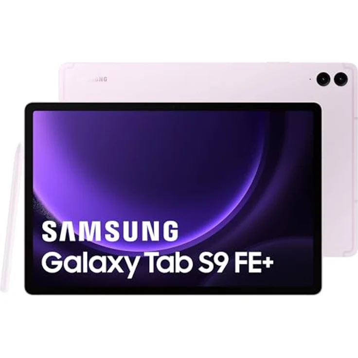 Samsung Galaxy Tab S9 FE+ Android-Tablet, Mit Stift (S Pen), Lange Akkulaufzeit, Simlockfrei ohne Vertrag, WiFi, 128 GB, Lavendel – Bild 1